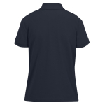 Basis katoenen polo voor dames met korte mouwen 210 g/m² B&C kleur donkerblauw