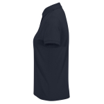 Basis katoenen polo voor dames met korte mouwen 210 g/m² B&C kleur donkerblauw
