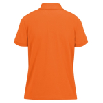 Basis katoenen polo voor dames met korte mouwen 210 g/m² B&C kleur donker oranje