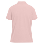 Basis katoenen polo voor dames met korte mouwen 210 g/m² B&C kleur rose paztel