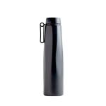 Thermosfles van gerecycled roestvrij staal met handig handvat 750ml kleur zwart