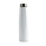Thermosfles van gerecycled roestvrij staal met handig handvat 750ml kleur wit