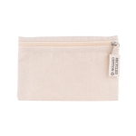 Gerecycled katoenen toilettas 220 g/m2 Cotton Recycled kleur naturel eerste weergave