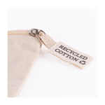 Gerecycled katoenen toilettas 220 g/m2 Cotton Recycled kleur naturel tweede weergave