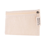 Gerecycled katoenen toilettas 220 g/m2 Cotton Recycled kleur naturel vijfde weergave