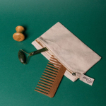 Bedrukte toilettas van gerecycled katoen 220 g/m² Cotton Recycled kleur naturel gedetailleerde weergave 5