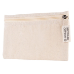 Bedrukte toilettas van gerecycled katoen 220 g/m² Cotton Recycled kleur naturel tweede weergave