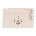 Bedrukte toilettas van gerecycled katoen 220 g/m² Cotton Recycled kleur naturel zesde weergave
