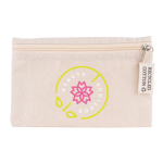 Bedrukte toilettas van gerecycled katoen 220 g/m² Cotton Recycled kleur naturel gedetailleerde weergave 2