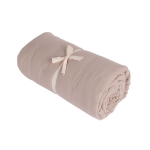 Zachte deken gevuld met polyester 120 x 160 cm 90 g/m² kleur beige derde weergave