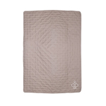 Zachte deken gevuld met polyester 120 x 160 cm 90 g/m² kleur beige vijfde weergave