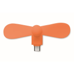 Draagbare telefoonventilator USB-C derde weergave