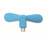 Draagbare telefoonventilator USB-C vierde weergave