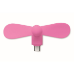 Draagbare telefoonventilator USB-C derde weergave