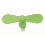 Draagbare telefoonventilator USB-C derde weergave
