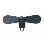 Draagbare telefoonventilator USB-C derde weergave