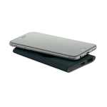 Rechthoekige draadloze oplader van gerecycled aluminium 5.000 mAh
