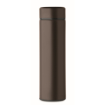 Thermosfles van gerecycled rvs met een capaciteit van 420 ml kleur donker bruin vijfde weergave