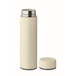 Thermosfles van gerecycled rvs met een capaciteit van 420 ml kleur gebroken wit vierde weergave