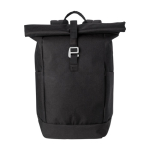 Roll-top laptoprugzak met gewatteerde schouderbanden, 15 inch tweede weergave