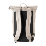 Roll-top laptoprugzak met gewatteerde schouderbanden, 15 inch achtste weergave