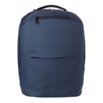 Laptoprugzak met 2 voorzakken, 15 inch kleur blauw achtste weergave