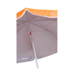 Polyester parasol in kleur met witte rand en UV-coating, Ø150 tweede weergave