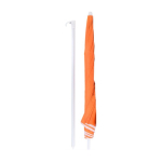 Polyester parasol in kleur met witte rand en UV-coating, Ø150 derde weergave