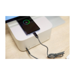 Oplaadkabel van nylon, 1 meter lang met USB-C-poorten, 100 W vierde weergave