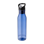 RPET-fles met zwarte dop, inclusief opvouwbare tuit, 730 ml kleur ultramarijn blauw derde weergave