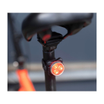 Oplaadbare fietslampen met 3 LED-lichten en 4 standen achtste weergave