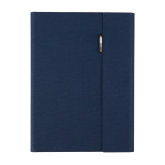 Portemonee van gerecycled polyester met kaarthouder kleur blauw tweede weergave