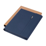 Portemonee van gerecycled polyester met kaarthouder kleur blauw vijfde weergave