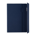 Portemonee van gerecycled polyester met kaarthouder kleur blauw zesde weergave