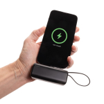 Powerbank met lightning-connector en meerdere poorten, 3.000 mAh kleur zwart zevende weergave