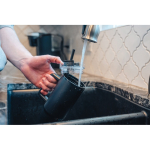 Elegante thermosbeker van gerecycled roestvrij staal, 800 ml kleur zwart sfeer weergave 2