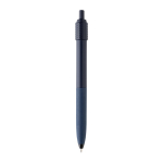 Balpen van gerecycled plastic met blauwe Dokumental®-inkt kleur marineblauw