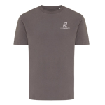 Unisex regular fit T-shirt van 100% katoen 180 g/m² Iqoniq kleur mat zilver weergave met logo