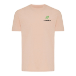 Unisex regular fit T-shirt van 100% katoen 180 g/m² Iqoniq kleur champagne weergave met logo