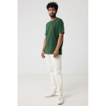 Unisex t-shirt van 100% katoen, regular fit 180 g/m2, Iqoniq kleur bosgroen derde weergave met model