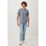 Unisex regular fit T-shirt van 100% katoen 180 g/m² Iqoniq kleur lichtgrijs gemarmerd weergave met model