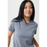 Unisex regular fit T-shirt van 100% katoen 180 g/m² Iqoniq kleur lichtgrijs gemarmerd