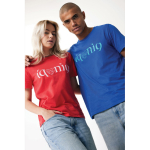 Unisex regular fit T-shirt van 100% katoen 180 g/m² Iqoniq kleur koraal