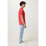 Unisex regular fit T-shirt van 100% katoen 180 g/m² Iqoniq kleur koraal derde weergave met model