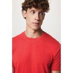 Unisex regular fit T-shirt van 100% katoen 180 g/m² Iqoniq kleur koraal vijfde weergave met model