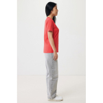 Unisex regular fit T-shirt van 100% katoen 180 g/m² Iqoniq kleur koraal