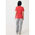 Unisex regular fit T-shirt van 100% katoen 180 g/m² Iqoniq kleur koraal