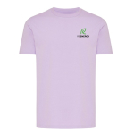 Unisex regular fit T-shirt van 100% katoen 180 g/m² Iqoniq kleur lila weergave met logo