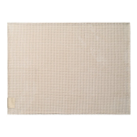 Superzachte RPET deken met personaliseerbare patch kleur beige eerste weergave