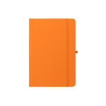 Notitieboek van 100% RPET met afgeronde hoeken en A5-pagina's kleur oranje eerste weergave
